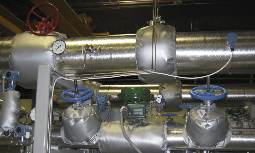 insulation DME metal bellows, exhaust components, expansion joints