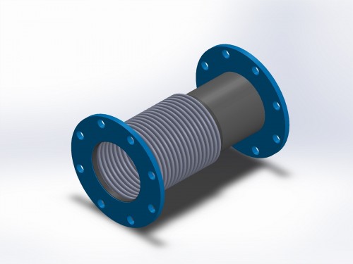 single bellows expansion joint