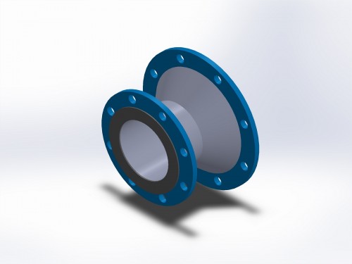 exhaust system adapters, type 912 floating flange x cone increasing fixed flange