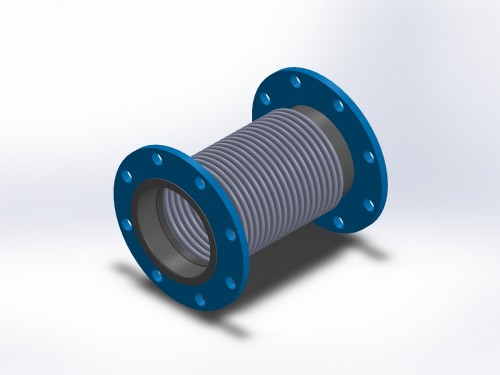 single bellows expansion joint